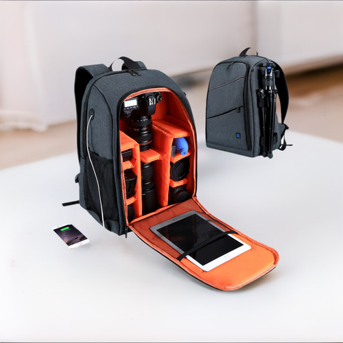 Camera backpack waterproof camera bag